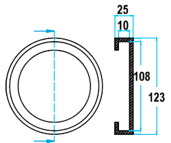 Rubber lift pads G19